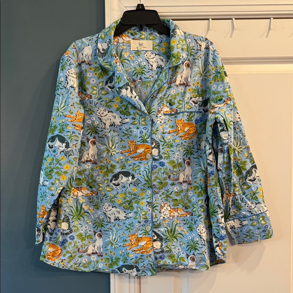 Printfresh Must Love Cats Long Sleeve PJ top